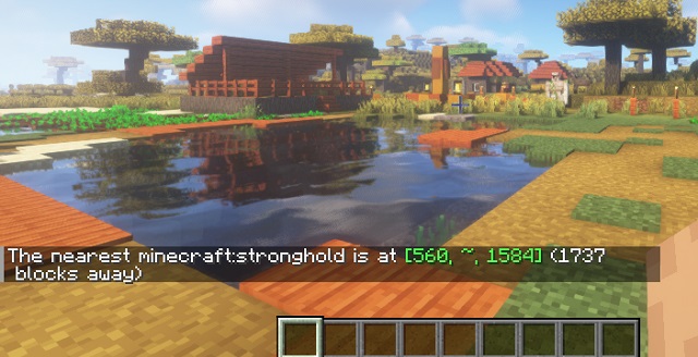 Minecraft లో నిర్మాణ బలమైన స్థానాన్ని గుర్తించండి